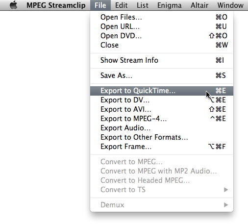 MPEG Streamclip4
